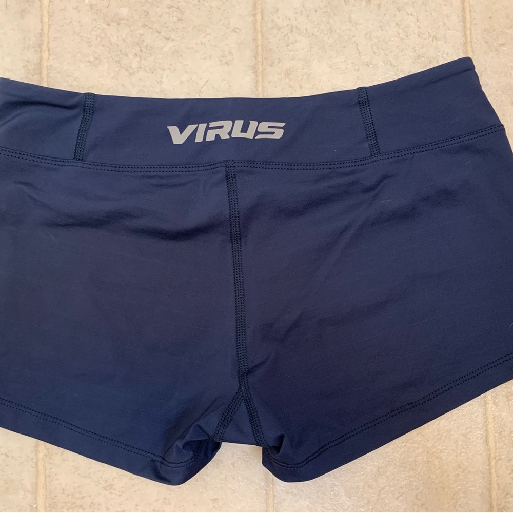 Virus Blue Compression Shorts Small - Picture 2 of 2